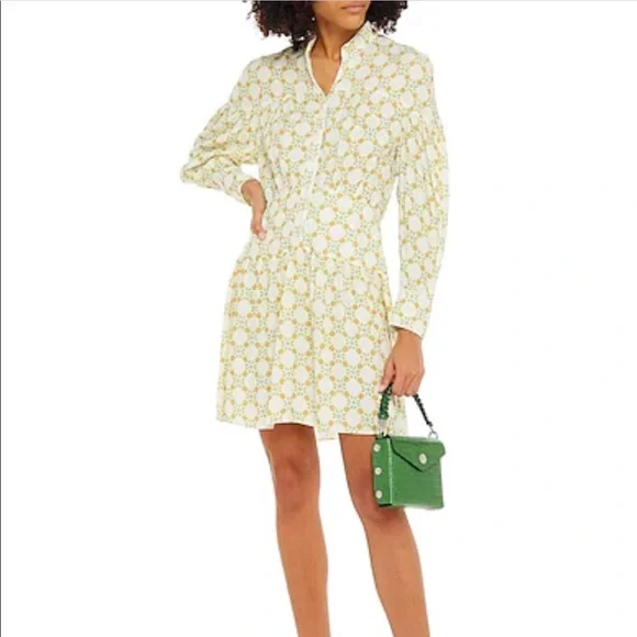 NWT Sandro Ivory Floral Short Dress